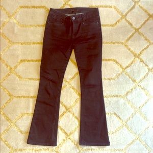 WHBM black flare jeans